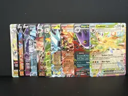 Pokemon Ultra Rare Lot (10) Mega Gengar EX Leafeon ex Goodra VSTAR Kyurem EX NM - Image 1
