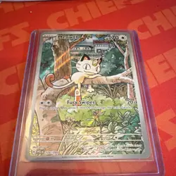 Pokemon Meowth Full Art Me02: Phantasmal Flames 106/094 Holo 70 HP - Image 1