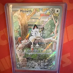 Pokemon Meowth Full Art Me02: Phantasmal Flames 106/094 Holo 70 HP - Image 2