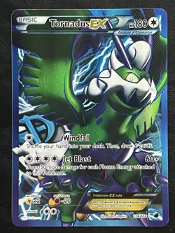 Pokemon Tornadus EX Full Art - Plasma Freeze - 114/116 LP - Image 1