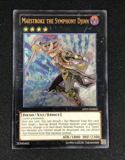 Maestroke The Symphony Djinn NEAR MINT Ultimate Rare AP03-EN002 Yugioh - Image 1
