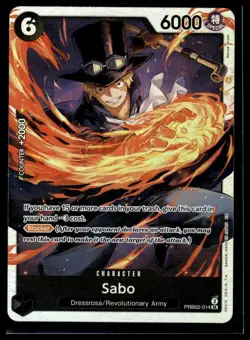 Premium Booster -The Best- Vol. 2 #PRB02-014 Sabo - Image 1