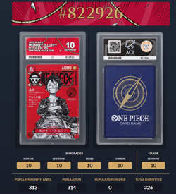 Monkey D Luffy ST21-014 ACE 10 One Piece Magazine Vol. 20 Promo One Piece TCG JP - Image 3