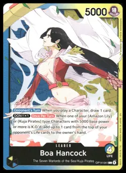 One Piece The Azure Sea's Seven #OP14-041 Boa Hancock - Image 1