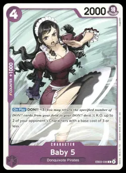 One Piece Extra Booster: One Piece Heroines Edition #EB03-036 Baby 5 Common - Image 1