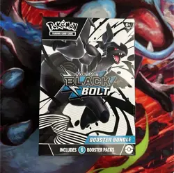 Pokemon Scarlet & Violet Black Bolt Booster Bundle Box Zekrom Meloetta Serperior - Image 1