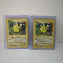 Pikachu 60/64 Jungle Regular Lot of 2 Pokemon TCG - Image 1