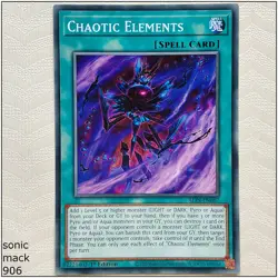 Chaotic Elements - ALIN-EN067 - Common 1st Edition Yugioh - Image 1
