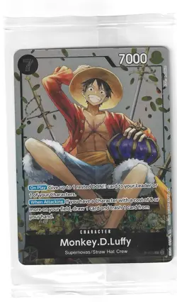 Monkey.D.Luffy (Tin Pack Set Vol. 2) P-075 One Piece Promotion Cards Foil - Image 1