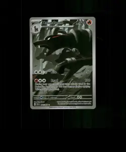 FAN-ART READ DESCRIPTION BELOW HOLO Houndoom Card Houndoom Pokemon Card p2 - Image 1