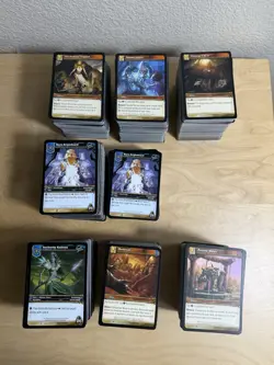 World Of Warcraft Trading Card Game Lot Bundle Dark Portal And Azeroth Read - Image 1