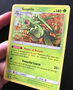 Sceptile 10a/168 Celestial Storm SM PROMO Pokemon Card HOLO RARE Near Mint - Image 3