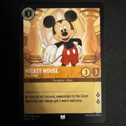 Disney Lorcana Mickey Mouse True Friend DEMO Card - Image 1