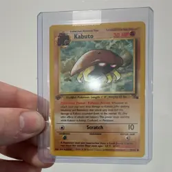 Pokemon Kabuto 1st Edition Fossil Regular Card 50/62 MINT - Image 1