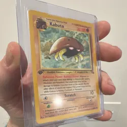 Pokemon Kabuto 1st Edition Fossil Regular Card 50/62 MINT - Image 5