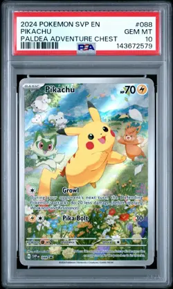 PSA 10 Pikachu 088 Sv: Scarlet & Violet Promo Cards Holo - Image 1