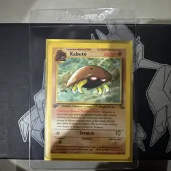 Pokemon TCG Kabuto Fossil 1st Edition Common Card 50/62 - Image 2