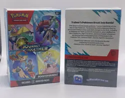 Pokemon Trading Card Game TCG S&V 9 Journey Together x2 Booster Bundle BB Lot - Image 4