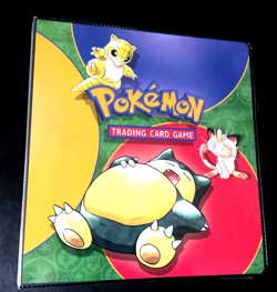 Vintage 1999 Pokemon Trading Card Game Wizards of the Coast 3 Ring Binder - Image 1
