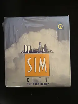 Sim City The Card Game, Sealed Trade Box Of Starter Decks Contains 12 Packets - Image 1