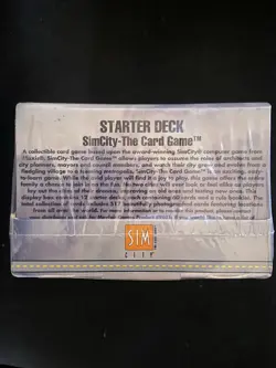 Sim City The Card Game, Sealed Trade Box Of Starter Decks Contains 12 Packets - Image 3