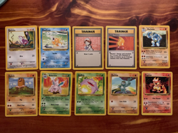 10 VINTAGE Pokemon Cards from Classic WOTC Sets!! - Image 1