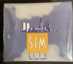 Sim City The Card Game, Sealed Trade Box Of Booster Packs Contains 36 Packets - Image 1