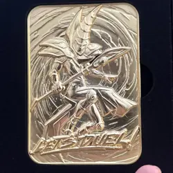 Yu-Gi-Oh! 24 Karat Gold Plated Card Dark Magician Limited Edition Fanattik - Image 3