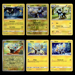 6x Luxray Lot Luxio Shinx 48.0 Sword Shield Battle Styles Pokemon Cards Set TCG - Image 1