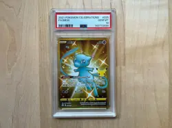 PSA 10 Gem Mint Celebrations Mew Full Art 025/025 Gold Pokemon Card - Image 1