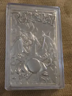 Pokemon 23K Gold Plated Charizard Trading Card 1999 Burger King - Image 2