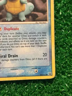 Pokemon Ditto (Squirtle) Ex Delta Species Set Card 64/113 - Image 4