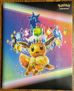 Eevee Prismatic Binder Containing Evolutions Pokemon Cards and two Promo Cards - Image 1