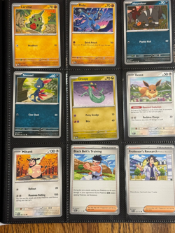Eevee Prismatic Binder Containing Evolutions Pokemon Cards and two Promo Cards - Image 3