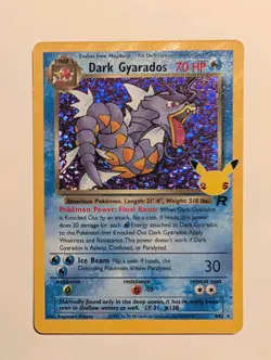 Dark Gyarados Celebrations 25th Anniversary 8/82 Pokemon Card Holo 2021 NM 🔥 - Image 1