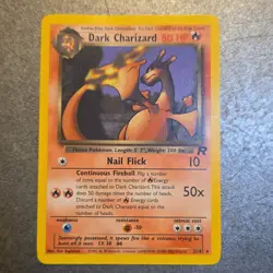 Pokemon Dark Charizard 21/82 Team Rocket Rare Vintage English Card - Image 1