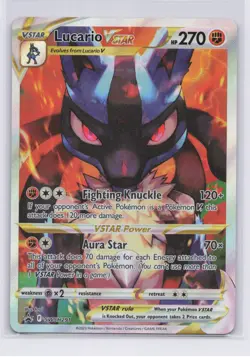 Lucario VSTAR SWSH291 - 2023 Pokemon Sword & Shield Promo Cards NM - Image 1