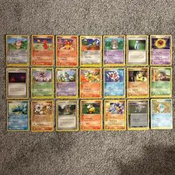 Vintage Early 2000s RARE FIND Various Types Pokemon Lot (21 Cards) - Image 1