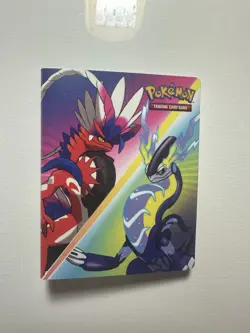Pokemon Miraidon Koraidon Mini Portfolio (Holds 60 Cards) BINDER ONLY - Image 1