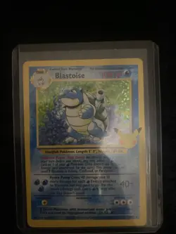 Blastoise Celebrations Holo Card 2/102 Classic Collection English Edition - Image 1