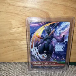 Shadow Mewtwo Pokken Tournament Amiibo Card Nintendo Wii U Switch used - Image 1