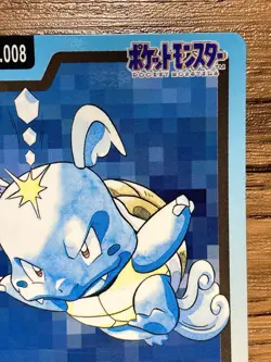Pokemon Carddass Card Wartortle File No.8 Bandai Pocket Monsters 1997 - Image 4