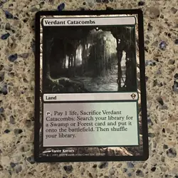 Verdant Catacombs 229 Zendikar RegularM MTG TCG CARD NM - Image 1