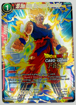 SS Son Goku the Legend Personified FEST STAMP Foil Dragon Ball Super Card | LP - Image 1
