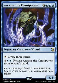 MTG Magic the Gathering Arcanis the Omnipotent (39/265) Eternal Masters LP - Image 1