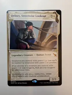 MTG - Delney, Streetwise Lookout - MKM - M - Showcase - 337 - Image 1