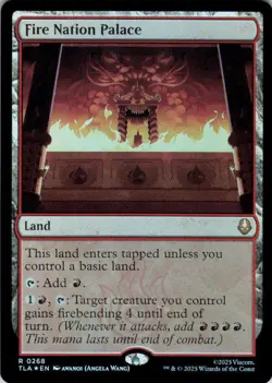 Fire Nation Palace Foil - Avatar: The Last Airbender - 268 NM - Image 2