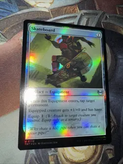 Skateboard - Foil Teenage Mutant Ninja Turtles NM MTG - Image 1