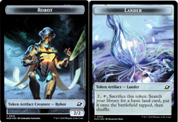 Robot / Lander (0005) Double-Sided Token - FOIL - [Edge of Eternities] MTG EOE - Image 4