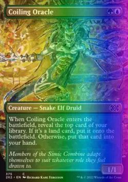 MTG Magic the Gathering Coiling Oracle (375/603) Double Masters 2022 NM FOIL - Image 1
